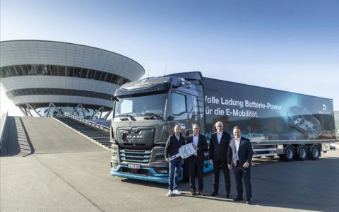 Le premier camion électrique MAN est officiellement livré