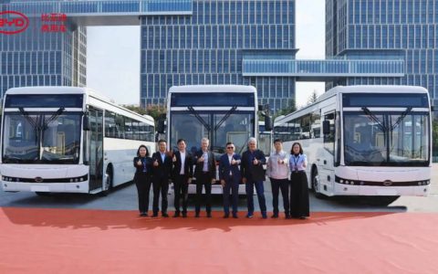 120 bus électriques BYD pour l&rsquo;Afrique du Sud, la première série est sortie de l&rsquo;usine !