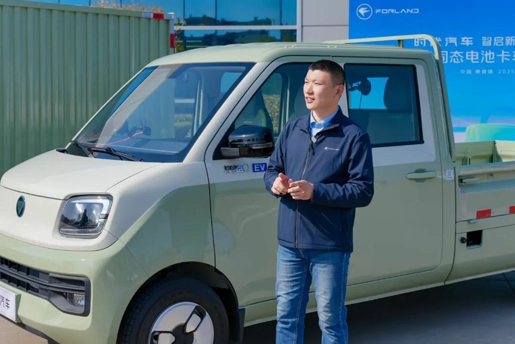 ​Présentation du premier camion commercial chinois à batterie de semi-conducteurs : Xiangling Q AiYike