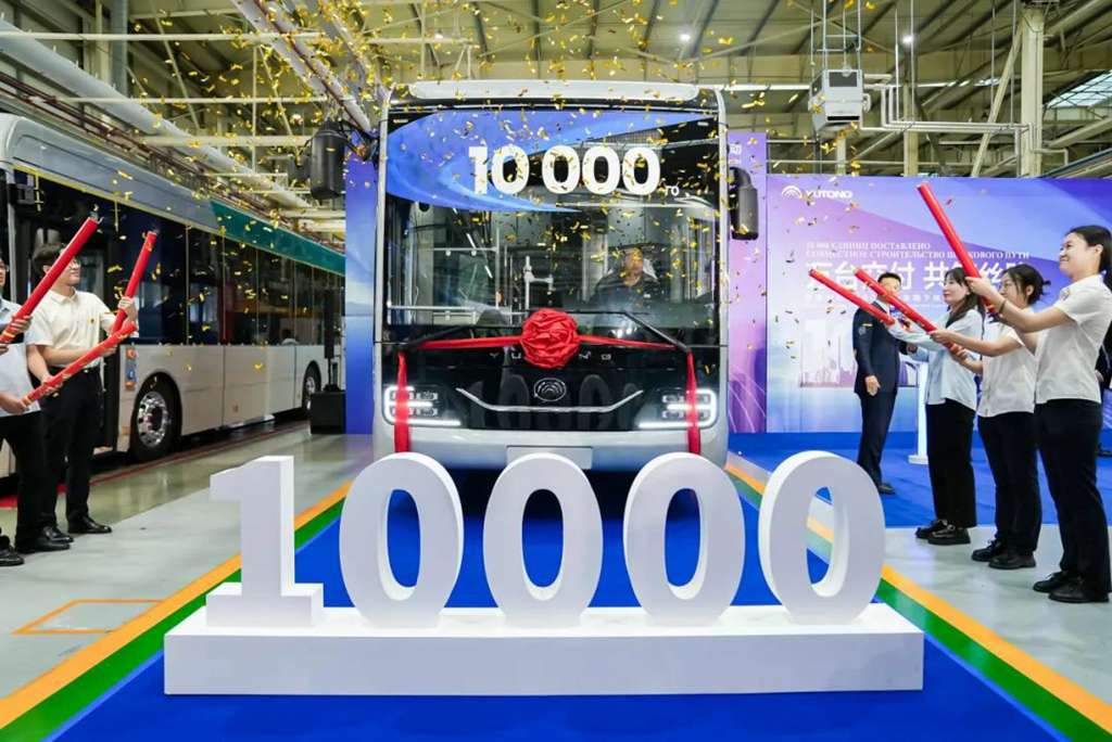 ​​10 000ᵉ véhicule produit pour l'Asie centrale : YUTONG célèbre un nouveau jalon historique​​