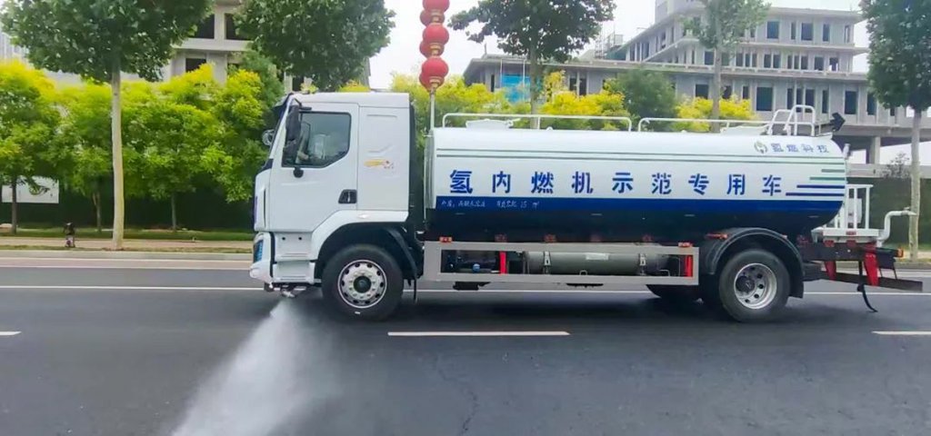 Premier moteur à hydrogène commercial de Chine mis en service à Cangzhou, Hebei