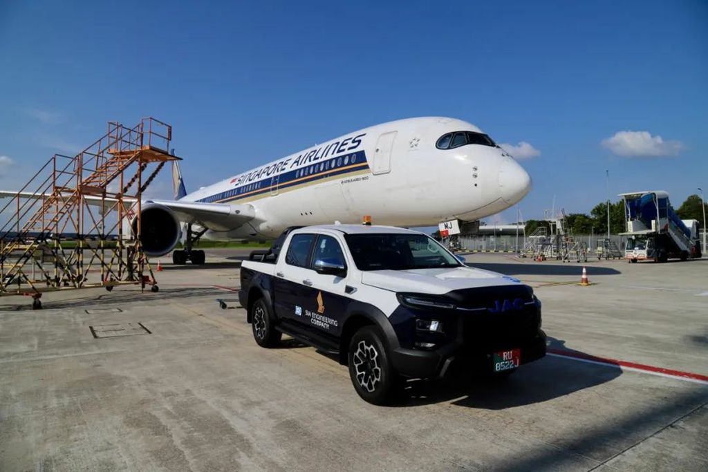 JAC HunTu EV, le camion électrique léger, livré avec succès à un groupe client singapourien