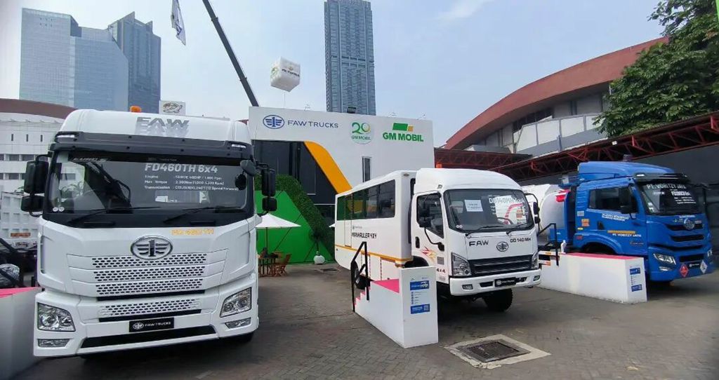 ​​FAW Jiefang remporte un succès retentissant avec plus de 30 000 visiteurs à la 23e Foire internationale minière d'Indonésie​​