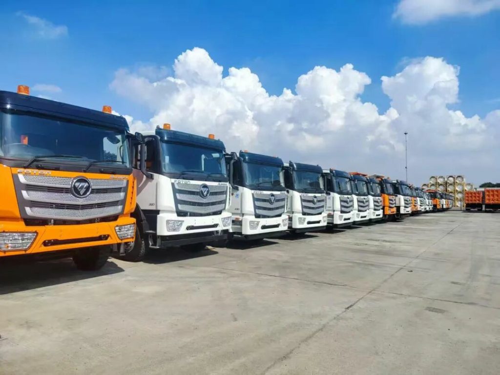 BAIC FOTON signe un contrat de 125 poids lourds avec un grand client minier d'Asie du Sud-Est