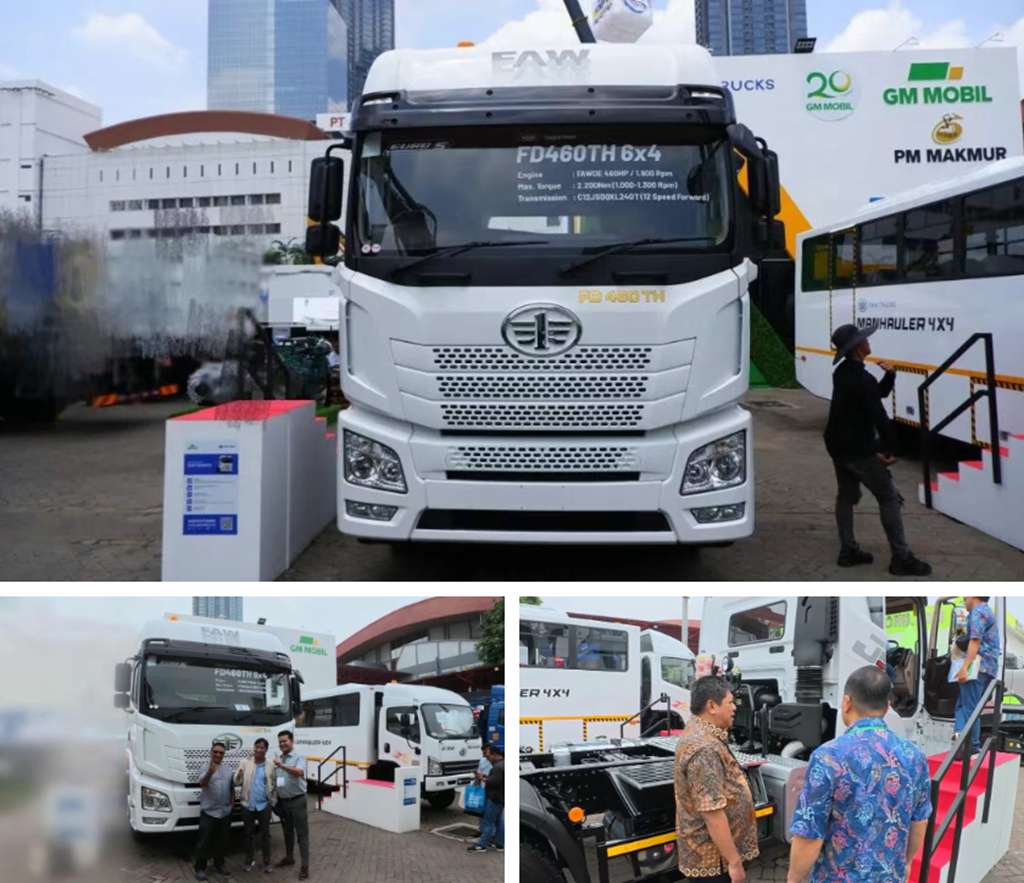 ​​FAW Jiefang remporte un succès retentissant avec plus de 30 000 visiteurs à la 23e Foire internationale minière d'Indonésie​​