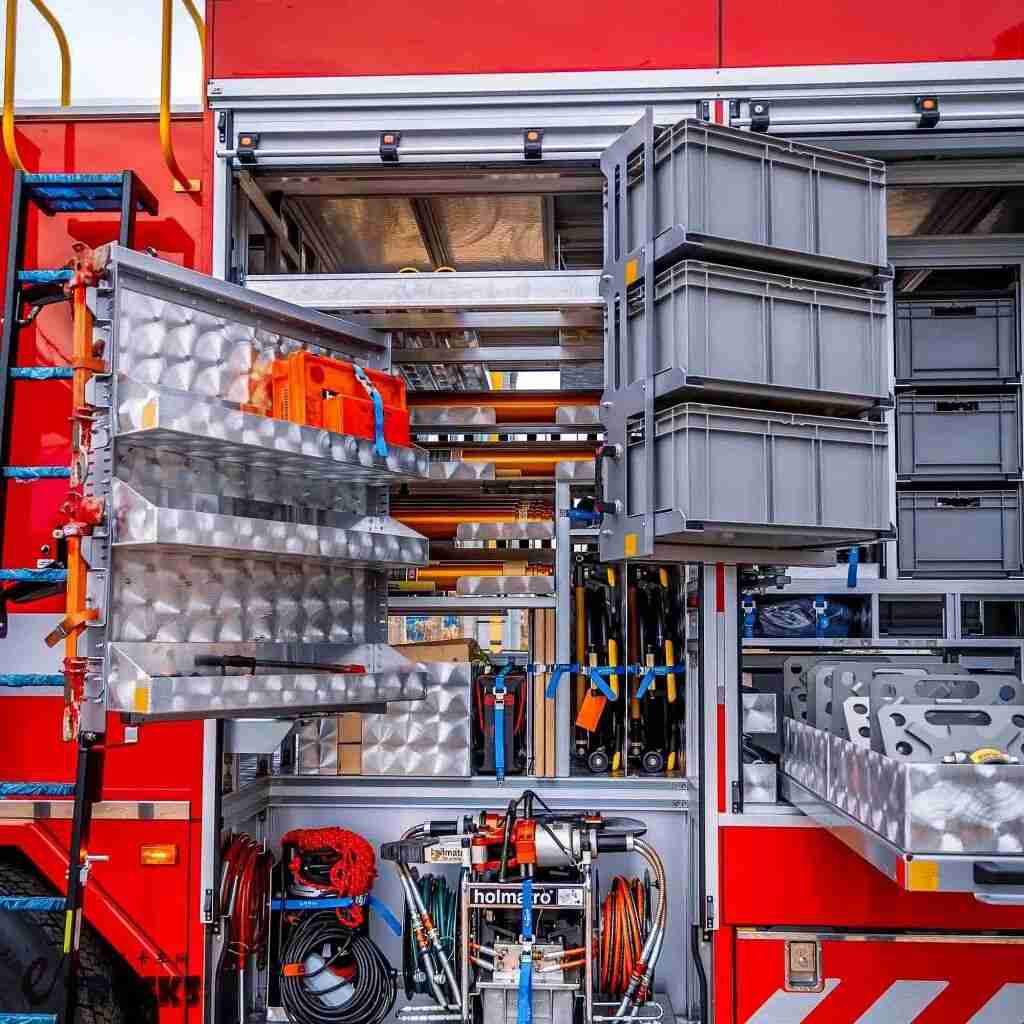 Des véhicules d'urgence qui ressemblent à des œuvres d'art ? Le Scania G Series, un véhicule de secours technologique conçu spécialement pour l'industrie pétrochimique, en image réelle