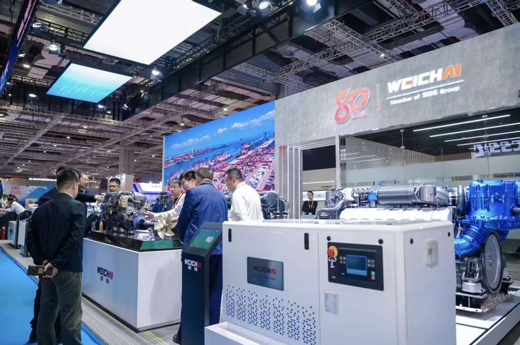 Weichai's full range of marine power systems made their debut at the Shanghai Official Vessel Exhibition.