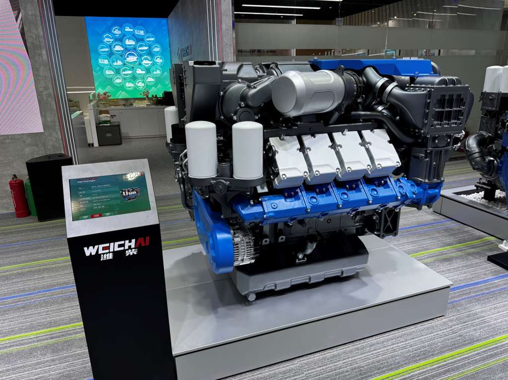 Weichai's full range of marine power systems made their debut at the Shanghai Official Vessel Exhibition.