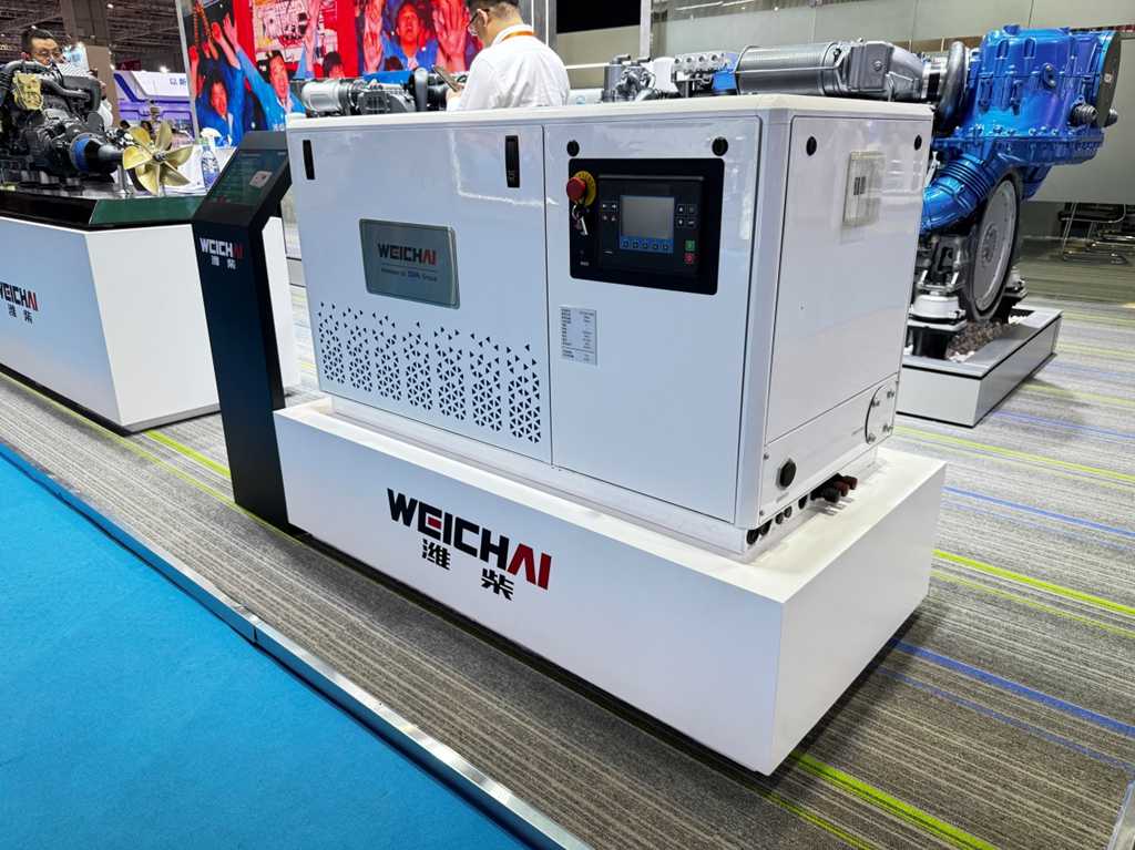 Weichai's full range of marine power systems made their debut at the Shanghai Official Vessel Exhibition.