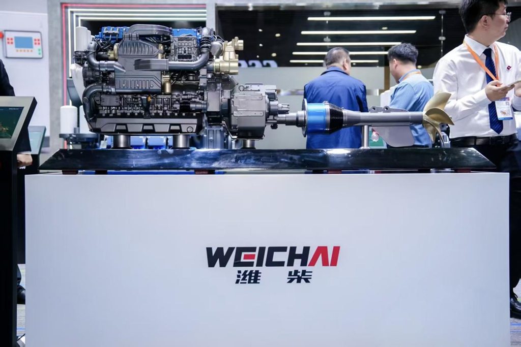Weichai's full range of marine power systems made their debut at the Shanghai Official Vessel Exhibition.