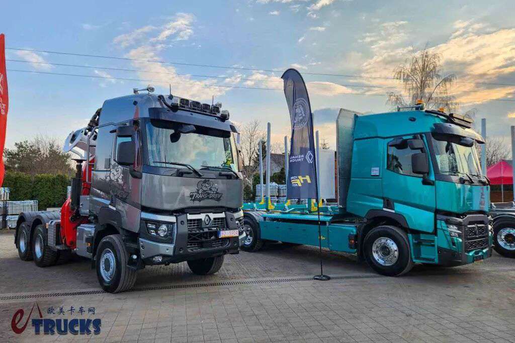 Un camion Volvo de style « français » équipé d'un système de propulsion 6×6 ? Son intérieur comme son extérieur présentent des caractéristiques uniques : voici une photo réelle du camion de transport de bois Renault K520.