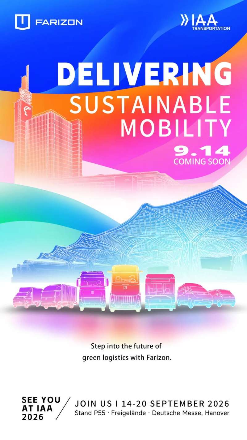 Affiche Farizon pour l'IAA Transportation 2026