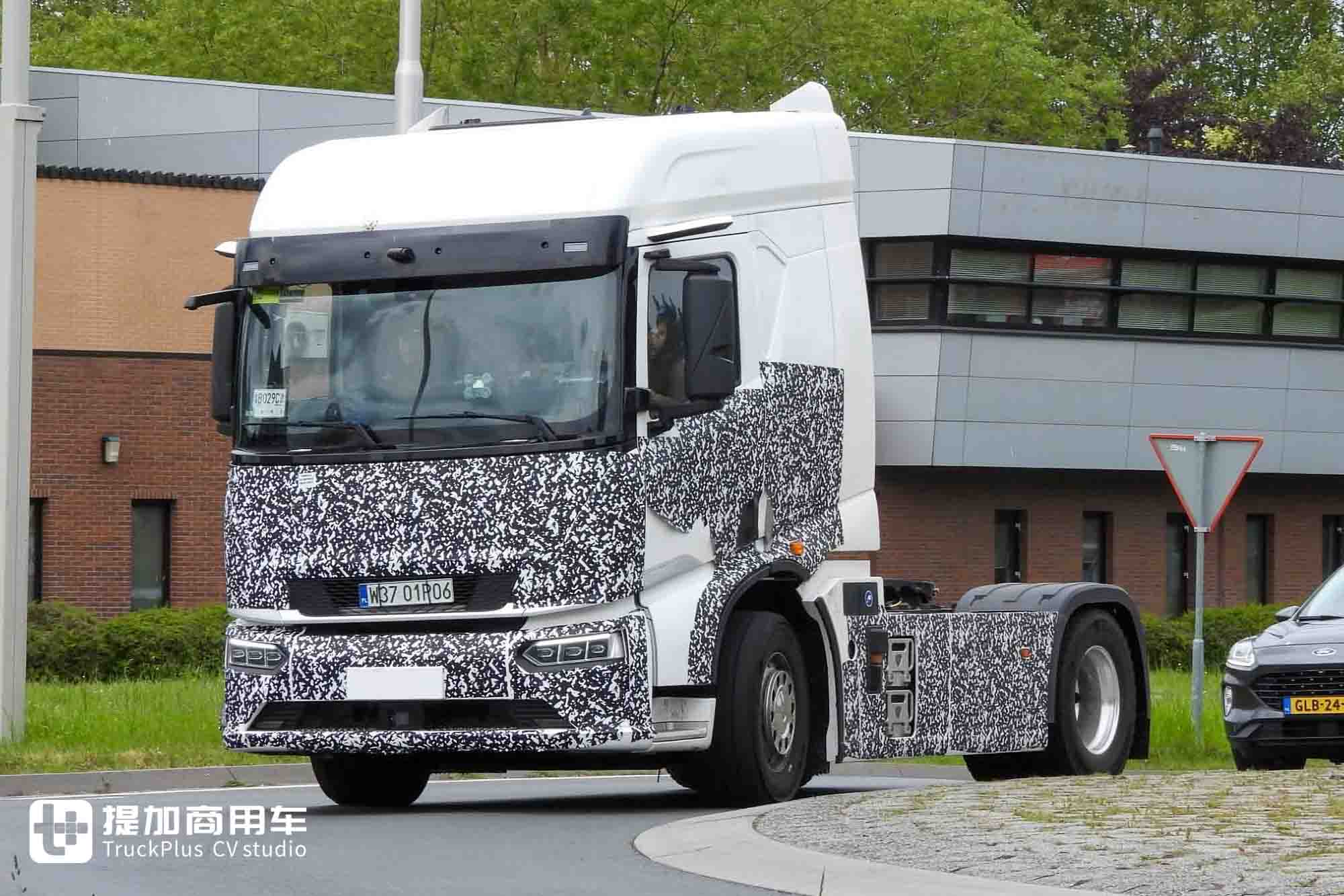 Une plaque 粤B aperçue aux Pays-Bas ? Un camion lourd électrique longue distance BYD surpris en test routier, compte à rebours avant sa première mondiale à l'IAA
